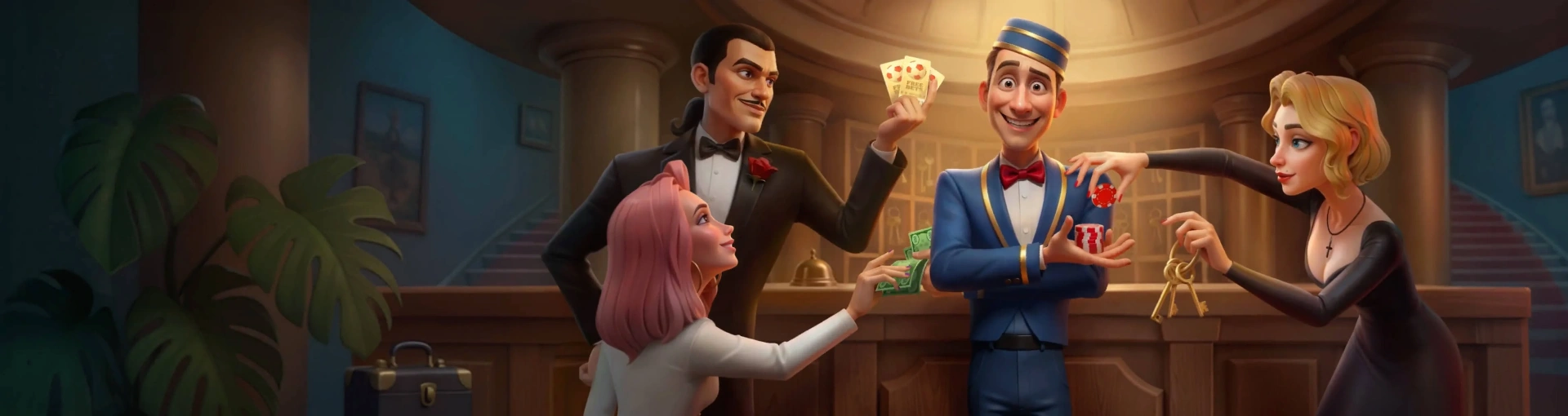 Casoola Casino welkomstscène